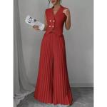 2 piece red suit