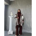 Brown 3 piece knit set
